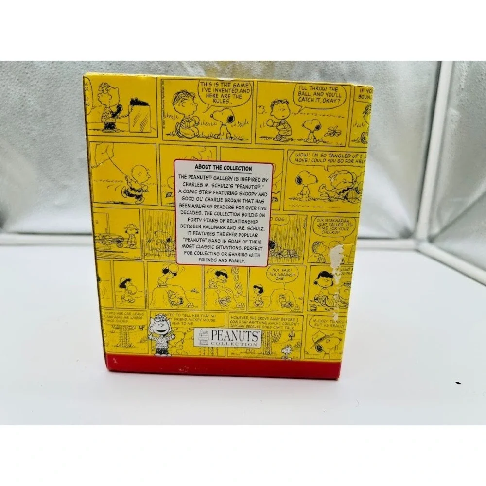 Rare Hallmark Peanuts Gallery Great Times Charlie Brown Snoopy Figurine Box COA